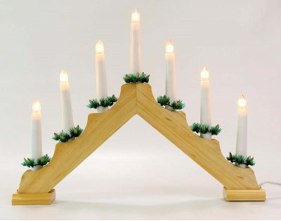 Светильник светодиодный "Новогодняя горка" Gauss серия Holiday, 7 LED свечей, 0,1W*7, тёплый свет, дерево, новогодний декор, батарейки в комплекте, (HL020), HL020
Светильник светодиодный "Новогодняя горка" Gauss серия Holiday, 7 LED свечей, 0,1W*7, тёплый свет, дерево, новогодний декор, батарейки в комплекте, (HL020), HL020