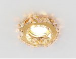 Светильник точечный Ambrella K88 GD/CL золото/прозрачный хрусталь ORGANIC SPOT