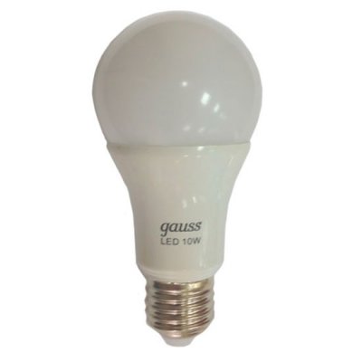 Фото #1: Лампа Gauss LED A55 Globe 10W 3000K LD102502110