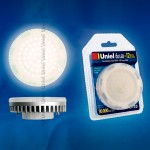 Лампа UNIEL LED-GX53-6W/WW/GX53 400Lm пластик