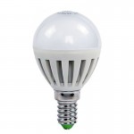 Лампа светодиодная шар 5Вт 160-260В Е14 4000К ASD