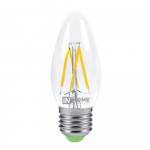 Лампа светодиодная LED-СВЕЧА-deco 5Вт 230В Е14 3000К 450Лм прозрачная
