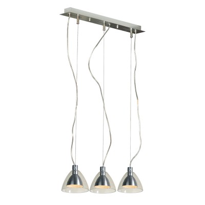 Светильник Lussole LSA-0606-03 Voltri серебро Светильник Lussole LSA-0606-03 Voltri сереброТройные<br>Порой возникает желание наполнить пространство ярким светом, но при этом отказаться от лишнего декора. Это возможно благодаря итальянскому изделию Lussole LSA-0606-03. Вся его конструкция представлена в металлическом корпусе с добавлением прозрачного обрамления трёх плафонов с экономичными галогенными лампами. Подвесной светильник Lussole LSA-0606-03 создан на прочном основании, выполнен в удлинённом силуэте и ярком излучении. Перед Вами поистине современный стиль в лаконичном исполнении от итальянских мастеров своего дела! Выбирая светильник Lussole LSA-0606-03, Вы становитесь обладателем модернового направления, готового выигрышно подчеркнуть достоинства Вашего интерьера.<br><br>S освещ. до, м2: 8<br>Тип лампы: галогенная / LED-светодиодная<br>Тип цоколя: G9<br>Количество ламп: 3<br>Ширина, мм: 150<br>MAX мощность ламп, Вт: 40<br>Длина, мм: 580<br>Высота, мм: 200-1350<br>Оттенок (цвет): серебристный<br>Цвет арматуры: серый