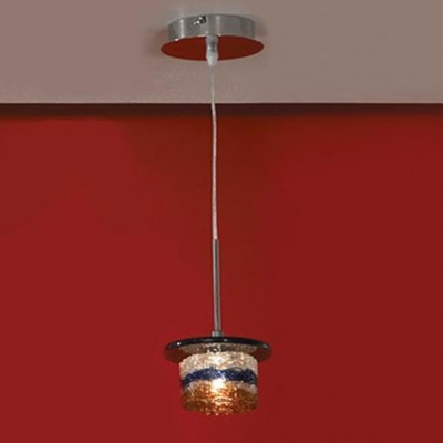 Светильник Lussole LSA-2206-01 Vimini хром Светильник Lussole LSA-2206-01 Vimini хромОдиночные<br>Подвесной светильник – это универсальный вариант, подходящий для любой комнаты. Сегодня производители предлагают огромный выбор таких моделей по самым разным ценам. В каталоге интернет-магазина «Светодом» мы собрали большое количество интересных и оригинальных светильников по выгодной стоимости. Вы можете приобрести их в Москве, Екатеринбурге и любом другом городе России. Подвесной светильник Lussole LSA-2206-01 сразу же привлечет внимание Ваших гостей благодаря стильному исполнению. Благородный дизайн позволит использовать эту модель практически в любом интерьере. Она обеспечит достаточно света и при этом легко монтируется. Чтобы купить подвесной светильник Lussole LSA-2206-01, воспользуйтесь формой на нашем сайте или позвоните менеджерам интернет-магазина.<br><br>S освещ. до, м2: 2<br>Тип лампы: галогенная / LED-светодиодная<br>Тип цоколя: G9<br>Количество ламп: 1<br>MAX мощность ламп, Вт: 40W<br>Диаметр, мм мм: 130<br>Высота, мм: 1200<br>Оттенок (цвет): разноцветный<br>Цвет арматуры: серебристый хром
