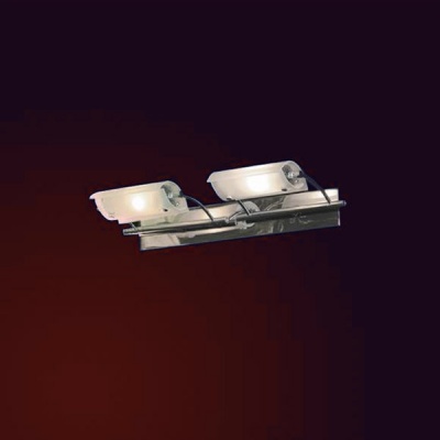 Светильник Lussole LSA-8001-02 JeSolo хром Светильник Lussole LSA-8001-02 JeSolo хромМодерн<br>LSA-8001-02<br><br>S освещ. до, м2: 6<br>Тип лампы: галогенная<br>Тип цоколя: G9<br>Количество ламп: 2<br>Ширина, мм: 310<br>MAX мощность ламп, Вт: 50<br>Расстояние от стены, мм: 210<br>Высота, мм: 60<br>Оттенок (цвет): матовый белый<br>Цвет арматуры: серебристый хром