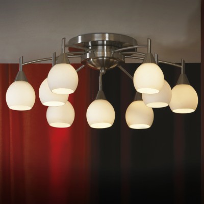 Люстра Lussole LSC-2607-09 PitigLiano никель Люстра Lussole LSC-2607-09 PitigLiano никельПотолочные<br>Компания «Светодом» предлагает широкий ассортимент люстр от известных производителей. Представленные в нашем каталоге товары выполнены из современных материалов и обладают отличным качеством. Благодаря широкому ассортименту Вы сможете найти у нас люстру под любой интерьер. Мы предлагаем как классические варианты, так и современные модели, отличающиеся лаконичностью и простотой форм. Стильная люстра Lussole LSC-2607-09 станет украшением любого дома. Эта модель от известного производителя не оставит равнодушным ценителей красивых и оригинальных предметов интерьера. Люстра Lussole LSC-2607-09 обеспечит равномерное распределение света по всей комнате. При выборе обратите внимание на характеристики, позволяющие приобрести наиболее подходящую модель. Купить понравившуюся люстру по доступной цене Вы можете в интернет-магазине «Светодом». Мы предлагаем доставку не только по Москве и Екатеринбурге, но и по всей России.<br><br>Установка на натяжной потолок: Ограничено<br>S освещ. до, м2: 24<br>Крепление: Планка<br>Тип лампы: накаливания / энергосбережения / LED-светодиодная<br>Тип цоколя: E14<br>Количество ламп: 9<br>MAX мощность ламп, Вт: 40<br>Диаметр, мм мм: 690<br>Расстояние от стены, мм: 25<br>Высота, мм: 140<br>Цвет арматуры: серый
