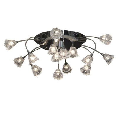 Люстра Lussole LSC-3003-15 Caserta хром Люстра Lussole LSC-3003-15 Caserta хромПотолочные<br>Компания «Светодом» предлагает широкий ассортимент люстр от известных производителей. Представленные в нашем каталоге товары выполнены из современных материалов и обладают отличным качеством. Благодаря широкому ассортименту Вы сможете найти у нас люстру под любой интерьер. Мы предлагаем как классические варианты, так и современные модели, отличающиеся лаконичностью и простотой форм. Стильная люстра Lussole LSC-3003-15 станет украшением любого дома. Эта модель от известного производителя не оставит равнодушным ценителей красивых и оригинальных предметов интерьера. Люстра Lussole LSC-3003-15 обеспечит равномерное распределение света по всей комнате. При выборе обратите внимание на характеристики, позволяющие приобрести наиболее подходящую модель. Купить понравившуюся люстру по доступной цене Вы можете в интернет-магазине «Светодом».<br><br>Установка на натяжной потолок: Ограничено<br>S освещ. до, м2: 20<br>Крепление: Планка<br>Тип лампы: галогенная / LED-светодиодная<br>Тип цоколя: g4<br>Количество ламп: 15<br>Ширина, мм: 65<br>MAX мощность ламп, Вт: 20<br>Расстояние от стены, мм: 18<br>Цвет арматуры: серебристый