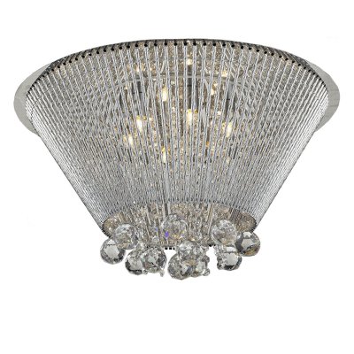 Люстра Lussole lsc-8407-06 Люстра Lussole lsc-8407-06Потолочные<br>Великолепная трапеция неподражаемого сияния представлена в дизайнерской концепции потолочной люстры Lussole lsc-8407-06 итальянского производства. Крупные хрустальные камни завершают изысканные очертания конструкции серебристого мерцания. Она бесподобна и совершенна! В поисках уникальной роскоши Вы обратились к правильному выбору. Хрустальная люстра Lussole lsc-8407-06 сочетает в себе важную и необходимую гармонию всех составляющих её деталей и элементов. Это украшение высших похвал! Итальянские мастера на славу потрудились, чтобы создать бесподобный шедевр света, который будет украшать именно Ваши просторы. Сияние люстры Lussole lsc-8407-12 – это исключительный шик и восторг!<br><br>Установка на натяжной потолок: Ограничено<br>S освещ. до, м2: 16<br>Крепление: Планка<br>Тип лампы: галогенная / LED-светодиодная<br>Тип цоколя: G9<br>Количество ламп: 6<br>MAX мощность ламп, Вт: 40<br>Диаметр, мм мм: 430<br>Высота, мм: 220<br>Цвет арматуры: серебристый