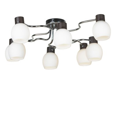 Люстра Lussole lsc-8503-08 Люстра Lussole lsc-8503-08Потолочные<br>Компания «Светодом» предлагает широкий ассортимент люстр от известных производителей. Представленные в нашем каталоге товары выполнены из современных материалов и обладают отличным качеством. Благодаря широкому ассортименту Вы сможете найти у нас люстру под любой интерьер. Мы предлагаем как классические варианты, так и современные модели, отличающиеся лаконичностью и простотой форм. Стильная люстра Lussole LSC-8503-08 станет украшением любого дома. Эта модель от известного производителя не оставит равнодушным ценителей красивых и оригинальных предметов интерьера. Люстра Lussole LSC-8503-08 обеспечит равномерное распределение света по всей комнате. При выборе обратите внимание на характеристики, позволяющие приобрести наиболее подходящую модель. Купить понравившуюся люстру по доступной цене Вы можете в интернет-магазине «Светодом».<br><br>Установка на натяжной потолок: Ограничено<br>S освещ. до, м2: 22<br>Крепление: Планка<br>Тип лампы: накаливания / энергосбережения / LED-светодиодная<br>Тип цоколя: E14<br>Количество ламп: 8<br>MAX мощность ламп, Вт: 40<br>Диаметр, мм мм: 720<br>Высота, мм: 230<br>Цвет арматуры: серебристый
