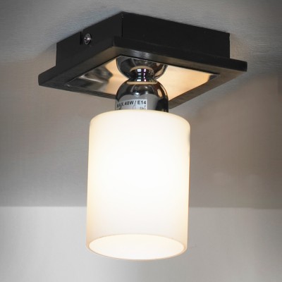 Светильник Lussole lsf-6117-01 Светильник Lussole lsf-6117-01Потолочные<br>Компания «Светодом» предлагает широкий ассортимент люстр от известных производителей. Представленные в нашем каталоге товары выполнены из современных материалов и обладают отличным качеством. Благодаря широкому ассортименту Вы сможете найти у нас люстру под любой интерьер. Мы предлагаем как классические варианты, так и современные модели, отличающиеся лаконичностью и простотой форм. Стильная люстра Lussole LSF-6117-01 станет украшением любого дома. Эта модель от известного производителя не оставит равнодушным ценителей красивых и оригинальных предметов интерьера. Люстра Lussole LSF-6117-01 обеспечит равномерное распределение света по всей комнате. При выборе обратите внимание на характеристики, позволяющие приобрести наиболее подходящую модель. Купить понравившуюся люстру по доступной цене Вы можете в интернет-магазине «Светодом». Мы предлагаем доставку не только по Москве и Екатеринбурге, но и по всей России.<br><br>Установка на натяжной потолок: Ограничено<br>S освещ. до, м2: 3<br>Крепление: Планка<br>Тип лампы: накаливания / энергосбережения / LED-светодиодная<br>Тип цоколя: E14<br>Количество ламп: 1<br>Ширина, мм: 120<br>MAX мощность ламп, Вт: 40<br>Длина, мм: 120<br>Высота, мм: 170<br>Цвет арматуры: серебристый