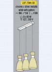 Светильник подвесной Lussole LSF-7306-03 MARCELLI