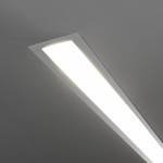 Линейный светодиодный встраиваемый светильник 103см 20Вт 3000К матовое серебро 101-300-103 Elektrostandard
