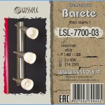 Светильник поворотный спот Lussole LSL-7700-03 BARETE