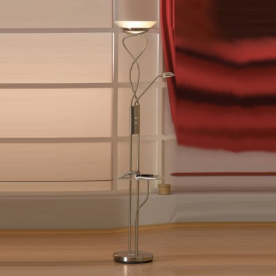 Торшер со столиком Lussole LSN-8935-02 Comfort Торшер со столиком Lussole LSN-8935-02 ComfortСо столиком<br>торшер со столиком стеклянным (прозрачным), который может убираться при необходимости. Все лампы диммируются, не смотря на большую мощность ламп.<br><br>S освещ. до, м2: 25<br>Тип лампы: галогенная / LED-светодиодная<br>Тип цоколя: R7S/GY6,35<br>Количество ламп: 01.янв<br>MAX мощность ламп, Вт: 300/50<br>Диаметр, мм мм: 330<br>Высота, мм: 1820<br>Оттенок (цвет): белый<br>Цвет арматуры: серый
