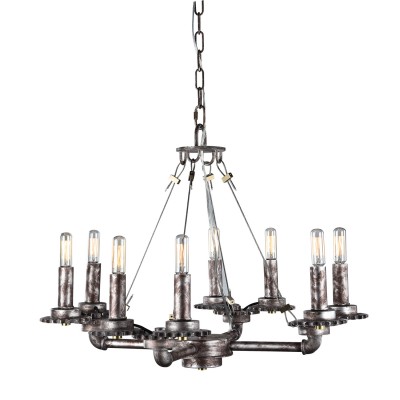 Светильник LOFT LSP-9378 Светильник LOFT LSP-9378Подвесные<br>Компания «Светодом» предлагает широкий ассортимент люстр от известных производителей. Представленные в нашем каталоге товары выполнены из современных материалов и обладают отличным качеством. Благодаря широкому ассортименту Вы сможете найти у нас люстру под любой интерьер. Мы предлагаем как классические варианты, так и современные модели, отличающиеся лаконичностью и простотой форм. Стильная люстра Loft LSP-9378 станет украшением любого дома. Эта модель от известного производителя не оставит равнодушным ценителей красивых и оригинальных предметов интерьера. Люстра Loft LSP-9378 обеспечит равномерное распределение света по всей комнате. При выборе обратите внимание на характеристики, позволяющие приобрести наиболее подходящую модель. Купить понравившуюся люстру по доступной цене Вы можете в интернет-магазине «Светодом». Мы предлагаем доставку не только по Москве и Екатеринбурге, но и по всей России.<br><br>Установка на натяжной потолок: Да<br>S освещ. до, м2: 16<br>Крепление: Планка<br>Тип лампы: Накаливания / энергосбережения / светодиодная<br>Тип цоколя: E14<br>Количество ламп: 8<br>MAX мощность ламп, Вт: 40<br>Диаметр, мм мм: 650<br>Высота, мм: 500<br>Цвет арматуры: серый