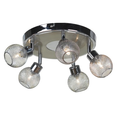 Люстра Lussole LSQ-3607-05 Люстра Lussole LSQ-3607-05Поворотные<br>Компания «Светодом» предлагает широкий ассортимент люстр от известных производителей. Представленные в нашем каталоге товары выполнены из современных материалов и обладают отличным качеством. Благодаря широкому ассортименту Вы сможете найти у нас люстру под любой интерьер. Мы предлагаем как классические варианты, так и современные модели, отличающиеся лаконичностью и простотой форм. Стильная люстра Lussole LSQ-3607-05 станет украшением любого дома. Эта модель от известного производителя не оставит равнодушным ценителей красивых и оригинальных предметов интерьера. Люстра Lussole LSQ-3607-05 обеспечит равномерное распределение света по всей комнате. При выборе обратите внимание на характеристики, позволяющие приобрести наиболее подходящую модель. Купить понравившуюся люстру по доступной цене Вы можете в интернет-магазине «Светодом».<br><br>Установка на натяжной потолок: Ограничено<br>S освещ. до, м2: 13<br>Крепление: Планка<br>Тип лампы: галогенная / LED-светодиодная<br>Тип цоколя: G9<br>Количество ламп: 5<br>MAX мощность ламп, Вт: 40<br>Диаметр, мм мм: 380<br>Высота, мм: 150