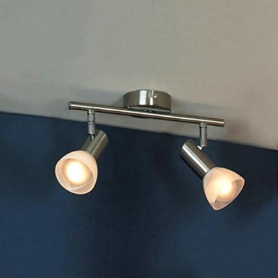 Светильник Lussole LSQ-4101-02 Leggero никель Светильник Lussole LSQ-4101-02 Leggero никельДвойные<br>Двойной светильник-спот Lussole LSQ-4101-02 серебристого оттенка – приятная возможность наполнить отдельные зоны помещения ярким сиянием при минимальной занятости пространства. Маленькие размеры изделия позволят создать целый микс из нескольких источников излучения. Важным функциональным преимуществом светильника Lussole LSQ-4101-02 является наличие двух поворотных спотов, которые позволят по-разному обыгрывать распределение потоков сияния. Это выгодно для реализации различных дизайнерских задумок и практично. Воспользуйтесь всеми преимуществами универсального светильника Lussole LSQ-4101-02, чтобы и на Ваших просторах был воссоздан оптимальный поток ярких лучей.<br><br>S освещ. до, м2: 6<br>Тип лампы: накал-я - энергосбер-я<br>Тип цоколя: E14<br>Количество ламп: 2<br>Ширина, мм: 80<br>MAX мощность ламп, Вт: 40<br>Расстояние от стены, мм: 170<br>Высота, мм: 380<br>Оттенок (цвет): белый<br>Цвет арматуры: серый