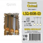 Светильник подвесной Lussole LSQ-6506-03 OSTUNI