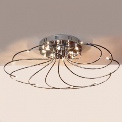 Лстра Lussole LSQ-7207-20 Spoleto хром Лстра Lussole LSQ-7207-20 Spoleto хромПотолочные<br>Волнообразна геометри лстры серии Spoleto преобразит пространство с достойным выбором стил хай-тек. Вам необходимы лаконичность, современность и утное мерцание света? Тогда Вы сделаете правильный выбор, остановившись на лстре Spoleto. Это универсальный хай-тек. Голубовато-стальной оттенок конструкции позволит гармонировать, как с полутонами в интерьере, так и ркими изумрудными, алыми, лиловыми, оранжевыми, салатовыми, бирзовыми и другими неразбавленными красками. Не стеснйтесь<br><br>Установка на натжной потолок: Ограничено<br>S освещ. до, м2: 27<br>Крепление: Планка<br>Тип лампы: галогенна / LED-светодиодна<br>Тип цокол: G4<br>Количество ламп: 20<br>Ширина, мм: 83<br>MAX мощность ламп, Вт: 20<br>Расстоние от стены, мм: 22<br>Цвет арматуры: серебристый