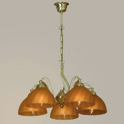 Люстра Lussole LSQ-9893-05 Moranzani золото Люстра Lussole LSQ-9893-05 Moranzani золотоПодвесные<br>Люстра Lussole LSQ-9893-05 Moranzani с турбированными плафонами с золотым основанием будет кстати в гостиной или зале с высокими потолками<br><br>Установка на натяжной потолок: Да<br>S освещ. до, м2: 13<br>Тип лампы: накаливания / энергосбережения / LED-светодиодная<br>Тип цоколя: E14<br>Количество ламп: 5<br>MAX мощность ламп, Вт: 40<br>Диаметр, мм мм: 550<br>Высота, мм: 500-1550<br>Оттенок (цвет): янтарный<br>Цвет арматуры: Матовый золотой