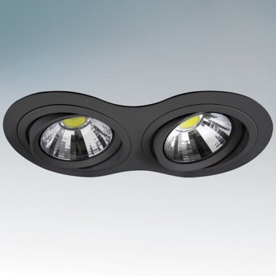 Lightstar INTERO 214327 Светильник Lightstar INTERO 214327 СветильникКруглые LED<br>Встраиваемые светильники – популярное осветительное оборудование, которое можно использовать в качестве основного источника или в дополнение к люстре. Они позволяют создать нужную атмосферу атмосферу и привнести в интерьер уют и комфорт. Интернет-магазин «Светодом» предлагает стильный встраиваемый светильник Lightstar 214327. Данная модель достаточно универсальна, поэтому подойдет практически под любой интерьер. Перед покупкой не забудьте ознакомиться с техническими параметрами, чтобы узнать тип цоколя, площадь освещения и другие важные характеристики. Приобрести встраиваемый светильник Lightstar 214327 в нашем онлайн-магазине Вы можете либо с помощью «Корзины», либо по контактным номерам. Мы доставляем заказы по Москве, Екатеринбургу и остальным российским городам.<br><br>Тип товара: Светильник<br>Цветовая t, К: 2400-2800<br>Тип лампы: накаливания / энергосберегающая / светодиодная<br>Тип цоколя: DR111<br>Количество ламп: 2<br>Ширина, мм: 175<br>MAX мощность ламп, Вт: 50<br>Длина, мм: 330<br>Высота, мм: 5<br>Поверхность арматуры: матовый<br>Цвет арматуры: черный<br>Общая мощность, Вт: 100