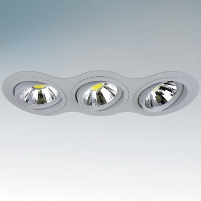 Lightstar INTERO 214339 Светильник Lightstar INTERO 214339 СветильникКарданные<br><br><br>Цветовая t, К: 2400-2800<br>Тип лампы: накаливания / энергосберегающая / светодиодная<br>Тип цоколя: DR111<br>Количество ламп: 3<br>Ширина, мм: 175<br>MAX мощность ламп, Вт: 50<br>Длина, мм: 587<br>Высота, мм: 5<br>Поверхность арматуры: матовый<br>Цвет арматуры: серый<br>Общая мощность, Вт: 150