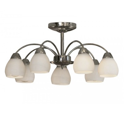 Люстра Lussole Lsf-2403-07 Люстра Lussole Lsf-2403-07Потолочные<br>Компания «Светодом» предлагает широкий ассортимент люстр от известных производителей. Представленные в нашем каталоге товары выполнены из современных материалов и обладают отличным качеством. Благодаря широкому ассортименту Вы сможете найти у нас люстру под любой интерьер. Мы предлагаем как классические варианты, так и современные модели, отличающиеся лаконичностью и простотой форм. <br>Стильная люстра Lussole LSF-2403-07 станет украшением любого дома. Эта модель от известного производителя не оставит равнодушным ценителей красивых и оригинальных предметов интерьера. Люстра Lussole LSF-2403-07 обеспечит равномерное распределение света по всей комнате. При выборе обратите внимание на характеристики, позволяющие приобрести наиболее подходящую модель. <br>Купить понравившуюся люстру по доступной цене Вы можете в интернет-магазине «Светодом».<br><br>Установка на натяжной потолок: Да<br>S освещ. до, м2: 23<br>Крепление: Планка<br>Тип лампы: накаливания / энергосбережения / LED-светодиодная<br>Тип цоколя: E27<br>Количество ламп: 7<br>Ширина, мм: 640<br>MAX мощность ламп, Вт: 60<br>Длина, мм: 320<br>Оттенок (цвет): белый<br>Цвет арматуры: серебристый