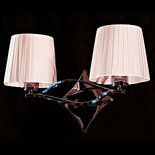 Светильник настенный бра Brizzi Matilde BB 03203/2 Chrome Pink Светильник настенный бра Brizzi Matilde BB 03203/2 Chrome PinkКлассика<br><br><br>S освещ. до, м2: 8<br>Тип лампы: накал-я - энергосбер-я<br>Тип цоколя: E27<br>Количество ламп: 2<br>Ширина, мм: 420<br>MAX мощность ламп, Вт: 60<br>Размеры: W 420 H 280<br>Высота, мм: 280
