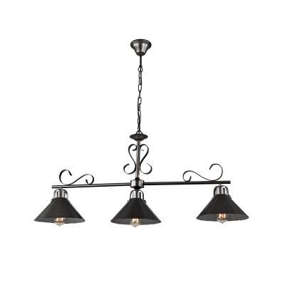 Светильник подвесной Maytoni H104-33-R House 8 Светильник подвесной Maytoni H104-33-R House 8Подвесные<br>Компания «Светодом» предлагает широкий ассортимент люстр от известных производителей. Представленные в нашем каталоге товары выполнены из современных материалов и обладают отличным качеством. Благодаря широкому ассортименту Вы сможете найти у нас люстру под любой интерьер. Мы предлагаем как классические варианты, так и современные модели, отличающиеся лаконичностью и простотой форм. <br>Стильная люстра Maytoni H104-33-R станет украшением любого дома. Эта модель от известного производителя не оставит равнодушным ценителей красивых и оригинальных предметов интерьера. Люстра Maytoni H104-33-R обеспечит равномерное распределение света по всей комнате. При выборе обратите внимание на характеристики, позволяющие приобрести наиболее подходящую модель. <br>Купить понравившуюся люстру по доступной цене Вы можете в интернет-магазине «Светодом». Мы предлагаем доставку не только по Москве и Екатеринбурге, но и по всей России.<br><br>S освещ. до, м2: 12<br>Крепление: крючок<br>Тип товара: Подвесной светильник<br>Скидка, %: 15<br>Тип лампы: накаливания / энергосбережения / LED-светодиодная<br>Тип цоколя: E27<br>Количество ламп: 3<br>Ширина, мм: 250<br>MAX мощность ламп, Вт: 60<br>Длина цепи/провода, мм: 100<br>Длина, мм: 1100<br>Высота, мм: 490<br>Цвет арматуры: коричневый