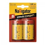 Батарейка D Navigator 94 769 NBT-NS-R20-BP2