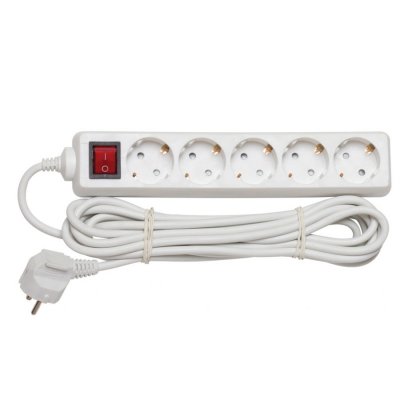 Удлинитель Navigator 94 197 NPE-S-08-150-ESC-3x1 с/з с выкл. 8 гн. 1.5м Удлинитель Navigator 94 197 NPE-S-08-150-ESC-3x1 с/з с выкл. 8 гн. 1.5мУдлинители<br>Navigator NPE-S-ESC – удлинители с заземлщим контактом, выклчателем сети питани и защитными шторками на 3, 5 и 8 розеток. Удлинители на 3 розетки представлены с длиной провода 1.5 м , 3 м, 5 м и 10 м на 5 розеток с длиной провода 3 м и 5 м на 8 розеток с длиной провода 1,5 м и 3 м. Корпус выполнен из негорчего ударопрочного пластика. Удлинитель NPE-S-E оснащен кабелем с площадь сечени проводников 1,0 мм 2.<br>