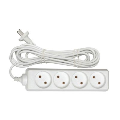 Удлинитель Navigator 94 172 NPE-S-04-300-X-2x0.75 б/з 4 гн. 3м Удлинитель Navigator 94 172 NPE-S-04-300-X-2x0.75 б/з 4 гн. 3мУдлинители<br>Navigator NPE-S-X – удлинители без заземляющего контакта на 2 и 3 розетки с длиной провода 1.5 м, 3 м и 5 м, а также на 4 розетки с длиной провода на 1.5 м , 3 м, 5 м и 10 м. Корпус выполнен из негорючего ударопрочного пластика. Удлинитель NPE-S-X оснащен кабелем с площадью сечения проводников 0,75 мм 2.<br>
