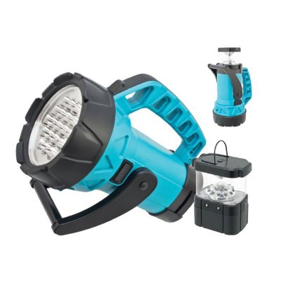 Фонарь Navigator 94 934 NPT-SP01-ACCU Прож/кем 19+мини19 (7+12)LED, ак.3.7В 2,2 Фонарь Navigator 94 934 NPT-SP01-ACCU Прож/кем 19+мини19 (7+12)LED, ак.3.7В 2,2Аккумуляторные<br>Многофункциональный аккумуляторный фонарь «два в одном». Срок службы светодиодов – до 100 000 часов. Подзарядка осуществляется от сети 220 В, а также бортовой сети автомобиля. Фонарь имеет функции индикации заряда и защиты от полного разряда аккумулятора. Фонарь- прожектор 19 LED оснащен выносным мини-фонарем типа «кемпинг» с ручкой для подвешивания и двумя режимами работы: 7 LED и 19 LED, который может использоваться отдельно или фиксироваться в корпусе основного прожектора. Фонарь комплектуется ременем для переноски. Установлен литий-ионный аккумулятор 3.7 В, 2.2 Ач. Индивидуальная упаковка – цветная глянцевая коробка.<br><br>Количество ламп: 19 Led<br>Ширина, мм: 130<br>Длина, мм: 230<br>Расстояние от стены, мм: 141<br>Высота, мм: 178