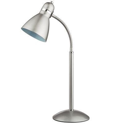 Настольная лампа Odeon light 2409/1T Настольная лампа Odeon light 2409/1TОфисные<br>Настольная лампа – это не просто источник дополнительного освещения, но и оригинальный элемент декора. Его можно установить в спальне, гостиной, кабинете и других комнатах. Интернет-магазин «Светодом» предлагает настольные лампы разных стилей по доступным ценам. Благодаря большому ассортименту Вы обязательно найдете в нашем каталоге именно ту модель, которую искали. <br> Настольная лампа Odeon light 2409/1T – прекрасный вариант для завершения интерьера. Ее можно включить одновременно с люстрой для более яркого освещения или без нее для создания уютной атмосферы, настраивающей на отдых. <br> Купить настольную лампу Odeon light 2409/1T Вы можете с помощью виртуальной «Корзины» или по контактным номерам, указанным на сайте.<br><br>S освещ. до, м2: 4<br>Тип лампы: накал-я - энергосбер-я<br>Тип цоколя: E27<br>Количество ламп: 1<br>Ширина, мм: 170<br>MAX мощность ламп, Вт: 60<br>Высота, мм: 530<br>Оттенок (цвет): белый<br>Цвет арматуры: серебристый