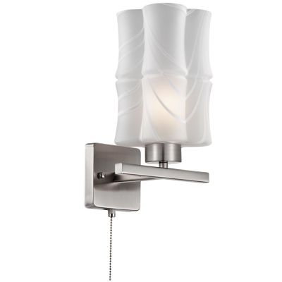Светильник Odeon light 2437/1W Светильник Odeon light 2437/1WМодерн<br><br><br>S освещ. до, м2: 4<br>Крепление: настенное<br>Тип лампы: накаливания / энергосбережения / LED-светодиодная<br>Тип цоколя: E27<br>Количество ламп: 1<br>Ширина, мм: 180<br>MAX мощность ламп, Вт: 60<br>Расстояние от стены, мм: 160<br>Высота, мм: 300<br>Оттенок (цвет): белый<br>Цвет арматуры: серый