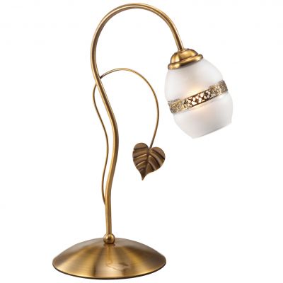 Настольная лампа Odeon light 2458/1T Настольная лампа Odeon light 2458/1TФлористика<br>Настольная лампа – это не просто источник дополнительного освещения, но и оригинальный элемент декора. Его можно установить в спальне, гостиной, кабинете и других комнатах. Интернет-магазин «Светодом» предлагает настольные лампы разных стилей по доступным ценам. Благодаря большому ассортименту Вы обязательно найдете в нашем каталоге именно ту модель, которую искали. Настольная лампа Odeon light 2458/1T – прекрасный вариант для завершения интерьера. Ее можно включить одновременно с люстрой для более яркого освещения или без нее для создания уютной атмосферы, настраивающей на отдых. Купить настольную лампу Odeon light 2458/1T Вы можете с помощью виртуальной «Корзины» или по контактным номерам, указанным на сайте.<br><br>S освещ. до, м2: 4<br>Тип товара: настольная лампа<br>Тип лампы: накаливания / энергосбережения / LED-светодиодная<br>Тип цоколя: E27<br>Количество ламп: 1<br>Ширина, мм: 180<br>MAX мощность ламп, Вт: 60<br>Высота, мм: 350<br>Цвет арматуры: бронзовый