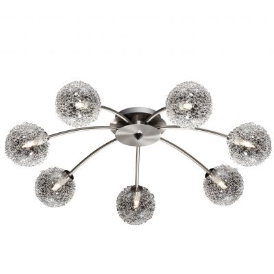 Люстра Odeon light 2460/7C Люстра Odeon light 2460/7CПотолочные<br>Компания «Светодом» предлагает широкий ассортимент люстр от известных производителей. Представленные в нашем каталоге товары выполнены из современных материалов и обладают отличным качеством. Благодаря широкому ассортименту Вы сможете найти у нас люстру под любой интерьер. Мы предлагаем как классические варианты, так и современные модели, отличающиеся лаконичностью и простотой форм. Стильная люстра Odeon light 2460/7C станет украшением любого дома. Эта модель от известного производителя не оставит равнодушным ценителей красивых и оригинальных предметов интерьера. Люстра Odeon light 2460/7C обеспечит равномерное распределение света по всей комнате. При выборе обратите внимание на характеристики, позволяющие приобрести наиболее подходящую модель. Купить понравившуюся люстру по доступной цене Вы можете в интернет-магазине «Светодом».<br><br>Установка на натяжной потолок: Ограничено<br>S освещ. до, м2: 19<br>Крепление: Планка<br>Тип лампы: галогенная / LED-светодиодная<br>Тип цоколя: G9<br>Количество ламп: 7<br>MAX мощность ламп, Вт: 40<br>Диаметр, мм мм: 700<br>Высота, мм: 150<br>Оттенок (цвет): белый<br>Цвет арматуры: серый