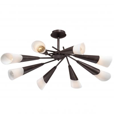 Люстра Odeon light 2464/8C Люстра Odeon light 2464/8CПотолочные<br>Компания «Светодом» предлагает широкий ассортимент люстр от известных производителей. Представленные в нашем каталоге товары выполнены из современных материалов и обладают отличным качеством. Благодаря широкому ассортименту Вы сможете найти у нас люстру под любой интерьер. Мы предлагаем как классические варианты, так и современные модели, отличающиеся лаконичностью и простотой форм. Стильная люстра Odeon light 2464/8C станет украшением любого дома. Эта модель от известного производителя не оставит равнодушным ценителей красивых и оригинальных предметов интерьера. Люстра Odeon light 2464/8C обеспечит равномерное распределение света по всей комнате. При выборе обратите внимание на характеристики, позволяющие приобрести наиболее подходящую модель. Купить понравившуюся люстру по доступной цене Вы можете в интернет-магазине «Светодом».<br><br>Установка на натяжной потолок: Да<br>S освещ. до, м2: 21<br>Крепление: Планка<br>Тип лампы: накаливания / энергосбережения / LED-светодиодная<br>Тип цоколя: E14<br>Количество ламп: 8<br>MAX мощность ламп, Вт: 40<br>Диаметр, мм мм: 770<br>Высота, мм: 350<br>Оттенок (цвет): белый<br>Цвет арматуры: коричневый
