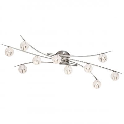 Люстра Odeon light 2465/10C Люстра Odeon light 2465/10CПотолочные<br>Компания «Светодом» предлагает широкий ассортимент люстр от известных производителей. Представленные в нашем каталоге товары выполнены из современных материалов и обладают отличным качеством. Благодаря широкому ассортименту Вы сможете найти у нас люстру под любой интерьер. Мы предлагаем как классические варианты, так и современные модели, отличающиеся лаконичностью и простотой форм. Стильная люстра Odeon light 2465/10C станет украшением любого дома. Эта модель от известного производителя не оставит равнодушным ценителей красивых и оригинальных предметов интерьера. Люстра Odeon light 2465/10C обеспечит равномерное распределение света по всей комнате. При выборе обратите внимание на характеристики, позволяющие приобрести наиболее подходящую модель. Купить понравившуюся люстру по доступной цене Вы можете в интернет-магазине «Светодом».<br><br>Установка на натяжной потолок: Да<br>S освещ. до, м2: 26<br>Крепление: Планка<br>Тип лампы: галогенная / LED-светодиодная<br>Тип цоколя: G9<br>Количество ламп: 10<br>Ширина, мм: 350<br>MAX мощность ламп, Вт: 40<br>Длина, мм: 1050<br>Высота, мм: 350<br>Оттенок (цвет): белый<br>Цвет арматуры: серый
