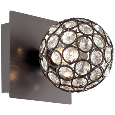 Подсветка Odeon light 2473/1W Подсветка Odeon light 2473/1WКруглые<br>Настенно-потолочные светильники – это универсальные осветительные варианты, которые подходят для вертикального и горизонтального монтажа. В интернет-магазине «Светодом» Вы можете приобрести подобные модели по выгодной стоимости. В нашем каталоге представлены как бюджетные варианты, так и эксклюзивные изделия от производителей, которые уже давно заслужили доверие дизайнеров и простых покупателей. Настенно-потолочный светильник Odeon light 2473/1W станет прекрасным дополнением к основному освещению. Благодаря качественному исполнению и применению современных технологий при производстве эта модель будет радовать Вас своим привлекательным внешним видом долгое время. Приобрести настенно-потолочный светильник Odeon light 2473/1W можно, находясь в любой точке России.<br><br>S освещ. до, м2: 2<br>Крепление: настенное<br>Тип лампы: галогенная / LED-светодиодная<br>Тип цоколя: G9<br>Количество ламп: 1<br>Ширина, мм: 100<br>MAX мощность ламп, Вт: 40<br>Расстояние от стены, мм: 120<br>Высота, мм: 100<br>Оттенок (цвет): белый<br>Цвет арматуры: коричневый/хрусталь