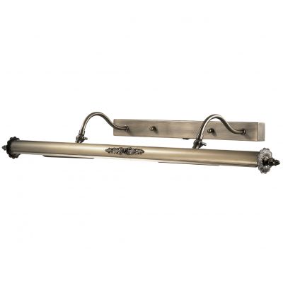 Подсветка для картин Odeon light 2531/4W Подсветка для картин Odeon light 2531/4WДля картин<br><br><br>S освещ. до, м2: 6<br>Крепление: настенное<br>Тип лампы: накаливания / энергосбережения / LED-светодиодная<br>Тип цоколя: E14<br>Цвет арматуры: бронзовый<br>Количество ламп: 4<br>Ширина, мм: 780<br>Расстояние от стены, мм: 220<br>Высота, мм: 120<br>Оттенок (цвет): белый<br>MAX мощность ламп, Вт: 25