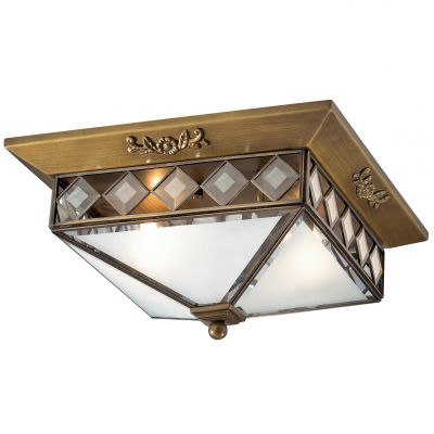 Светильник Odeon light 2544/2 Светильник Odeon light 2544/2Потолочные<br>Компания «Светодом» предлагает широкий ассортимент люстр от известных производителей. Представленные в нашем каталоге товары выполнены из современных материалов и обладают отличным качеством. Благодаря широкому ассортименту Вы сможете найти у нас люстру под любой интерьер. Мы предлагаем как классические варианты, так и современные модели, отличающиеся лаконичностью и простотой форм. Стильная люстра Odeon light 2544/2 станет украшением любого дома. Эта модель от известного производителя не оставит равнодушным ценителей красивых и оригинальных предметов интерьера. Люстра Odeon light 2544/2 обеспечит равномерное распределение света по всей комнате. При выборе обратите внимание на характеристики, позволяющие приобрести наиболее подходящую модель. Купить понравившуюся люстру по доступной цене Вы можете в интернет-магазине «Светодом».<br><br>Установка на натяжной потолок: Ограничено<br>S освещ. до, м2: 5<br>Крепление: Планка<br>Тип лампы: накаливания / энергосбережения / LED-светодиодная<br>Тип цоколя: E14<br>Количество ламп: 2<br>Ширина, мм: 350<br>MAX мощность ламп, Вт: 40<br>Длина, мм: 350<br>Высота, мм: 165<br>Оттенок (цвет): белый<br>Цвет арматуры: бронзовый