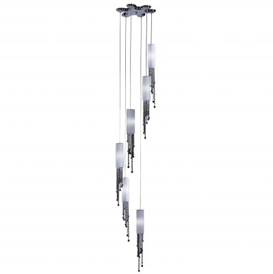 Люстра Odeon light 2571/6 Люстра Odeon light 2571/6Подвесные<br>Компания «Светодом» предлагает широкий ассортимент люстр от известных производителей. Представленные в нашем каталоге товары выполнены из современных материалов и обладают отличным качеством. Благодаря широкому ассортименту Вы сможете найти у нас люстру под любой интерьер. Мы предлагаем как классические варианты, так и современные модели, отличающиеся лаконичностью и простотой форм. <br>Стильная люстра Odeon light 2571/6 станет украшением любого дома. Эта модель от известного производителя не оставит равнодушным ценителей красивых и оригинальных предметов интерьера. Люстра Odeon light 2571/6 обеспечит равномерное распределение света по всей комнате. При выборе обратите внимание на характеристики, позволяющие приобрести наиболее подходящую модель. <br>Купить понравившуюся люстру по доступной цене Вы можете в интернет-магазине «Светодом».<br><br>Установка на натяжной потолок: Да<br>S освещ. до, м2: 16<br>Крепление: Планка<br>Тип лампы: галогенная / LED-светодиодная<br>Тип цоколя: G9<br>Количество ламп: 6<br>MAX мощность ламп, Вт: 40<br>Диаметр, мм мм: 420<br>Высота, мм: 3600<br>Оттенок (цвет): белый<br>Цвет арматуры: серебристый
