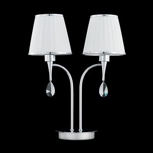 Светильник настольный лампа Brizzi Olivion MA 01625T/002 Chrome Светильник настольный лампа Brizzi Olivion MA 01625T/002 ChromeСовременные<br>Настольная лампа – это не просто источник дополнительного освещения, но и оригинальный элемент декора. Его можно установить в спальне, гостиной, кабинете и других комнатах. Интернет-магазин «Светодом» предлагает настольные лампы разных стилей по доступным ценам. Благодаря большому ассортименту Вы обязательно найдете в нашем каталоге именно ту модель, которую искали. Настольная лампа Brizzi Olivion MA 01625T/002 Chrome – прекрасный вариант для завершения интерьера. Ее можно включить одновременно с люстрой для более яркого освещения или без нее для создания уютной атмосферы, настраивающей на отдых. Купить настольную лампу Brizzi Olivion MA 01625T/002 Chrome Вы можете с помощью виртуальной «Корзины» или по контактным номерам, указанным на сайте.<br><br>S освещ. до, м2: 5<br>Тип лампы: накал-я - энергосбер-я<br>Тип цоколя: E14<br>Количество ламп: 2<br>MAX мощность ламп, Вт: 40<br>Диаметр, мм мм: 330<br>Размеры: D 330 H 290<br>Высота, мм: 290<br>Цвет арматуры: серебристый