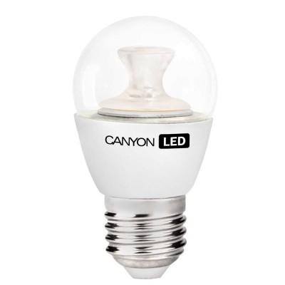 Светодиодная лампа CANYON PE27CL6W230VW Светодиодная лампа CANYON PE27CL6W230VWСтандартный вид<br>В интернет-магазине «Светодом» можно купить не только люстры и светильники, но и лампочки. В нашем каталоге представлены светодиодные, галогенные, энергосберегающие модели и лампы накаливания. В ассортименте имеются изделия разной мощности, поэтому у нас Вы сможете приобрести все необходимое для освещения. Лампа Canyon PE27CL6W230VW обеспечит отличное качество освещения. При покупке ознакомьтесь с параметрами в разделе «Характеристики», чтобы не ошибиться в выборе. Там же указано, для каких осветительных приборов Вы можете использовать лампу Canyon PE27CL6W230VWCanyon PE27CL6W230VW. Для оформления покупки воспользуйтесь «Корзиной». При наличии вопросов Вы можете позвонить нашим менеджерам по одному из контактных номеров. Мы доставляем заказы в Москву, Екатеринбург и другие города России.<br><br>Рекомендуемые колбы ламп: P45<br>Тип товара: LED - светодиодная<br>Цветовая t, К: 2700<br>Тип лампы: LED - светодиодная<br>Тип цоколя: E27<br>MAX мощность ламп, Вт: 6<br>Диаметр, мм мм: 45<br>Длина, мм: 82<br>Общая мощность, Вт: эквивалент лампы накаливания 40 Ватт