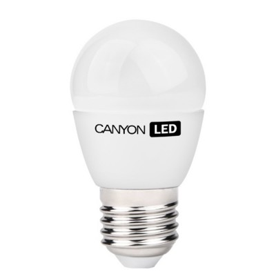 Светодиодная лампа CANYON PE27FR3.3W230VN Светодиодная лампа CANYON PE27FR3.3W230VNВ виде шарика<br>В интернет-магазине «Светодом» можно купить не только люстры и светильники, но и лампочки. В нашем каталоге представлены светодиодные, галогенные, энергосберегающие модели и лампы накаливания. В ассортименте имеются изделия разной мощности, поэтому у нас Вы сможете приобрести все необходимое для освещения. Лампа Canyon PE27FR3.3W230VN обеспечит отличное качество освещения. При покупке ознакомьтесь с параметрами в разделе «Характеристики», чтобы не ошибиться в выборе. Там же указано, для каких осветительных приборов Вы можете использовать лампу Canyon PE27FR3.3W230VNCanyon PE27FR3.3W230VN. Для оформления покупки воспользуйтесь «Корзиной». При наличии вопросов Вы можете позвонить нашим менеджерам по одному из контактных номеров. Мы доставляем заказы в Москву, Екатеринбург и другие города России.<br><br>Рекомендуемые колбы ламп: P45<br>Цветовая t, К: 4000<br>Тип лампы: LED - светодиодная<br>Тип цоколя: E27<br>MAX мощность ламп, Вт: 3,3<br>Диаметр, мм мм: 45<br>Длина, мм: 82<br>Общая мощность, Вт: эквивалент лампы накаливания 25 Ватт