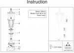 Светильник уличный Maytoni S101-60-31-B Oxford