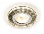 Светильник точечный Ambrella S222 W/CH/WA белый/серебро/MR16+3W(LED WARM) COMPO SPOT