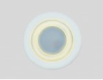 Светильник Ambrella S340/12+4 белый/теплый (3 режима) круглый без стекла (D180/A150)