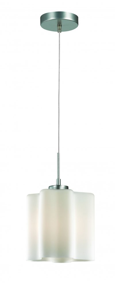 Светильник подвесной St luce SL116.503.01 Светильник подвесной St luce SL116.503.01Одиночные<br>Касаемо коллекции модели St luce SL116.503.01 хотелось бы отметить основные моменты: Оригинальные дизайнерские плафоны волнообразной формы в серии Onde никого не оставят равнодушными. Они будут изящно смотреться как в интерьере модерн, так и в стиле хай-тек. Плафоны предлагаются в двух вариантах: белое матовое стекло и белое глянцевое стекло с изящными полосками в структуре стекла. Каждый плафон изготавливается вручную, поэтому форма каждого плафона является уникальной и неповторимой. Эта коллекция приходится по вкусу многим дизайнерам и покупателям из-за компактности, пропорций, практичности и стильных форм.<br><br>Крепление: планка<br>Тип лампы: накаливания / энергосбережения / LED-светодиодная<br>Тип цоколя: E27<br>Количество ламп: 1<br>Ширина, мм: 190<br>MAX мощность ламп, Вт: 60<br>Диаметр, мм мм: 190<br>Длина, мм: 190<br>Высота, мм: 220<br>Поверхность арматуры: матовая<br>Оттенок (цвет): серебристный<br>Цвет арматуры: белый